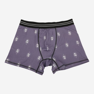 Men's Ghostface Boxer Briefs 2pk - Light Purple/Black XL