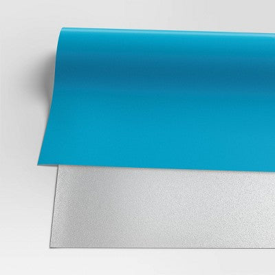 25 sq ft Reversible Christmas Gift Wrap Blue/Silver Foil - Wondershop (LOCAL PICKUP ONLY)