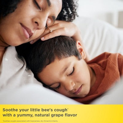 Zarbee's Kids' Nighttime Cough Syrup - 4oz: Drug-Free Cold Relief, Honey-Based Liquid Formula for Children