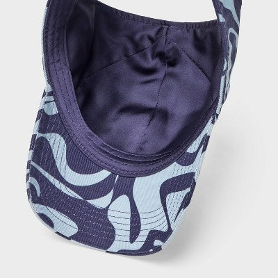 Black History Month Adult Satin-Lined Baseball Hat - Blue