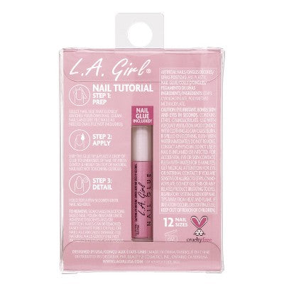 L.A. Girl Oh So Shiny Fake Nails - Magical Time - 25ct