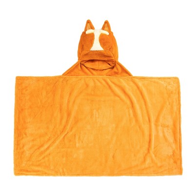 Bingo Kids' Hooded Blanket Orange - Bluey