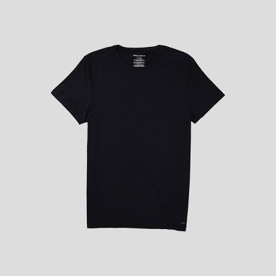 Pair of Thieves Men's Super Soft 2+1 Fitted Crew Neck T-Shirt - Black S: Cotton Viscose Blend, Tagless Design