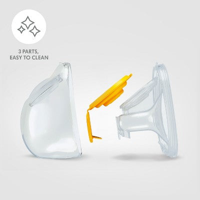 Medela Hands-free Collection Cups, Compatible with Freestyle Flex, Pump in Style with MaxFlow, and Swing Maxi Breast Pumps - 2ct