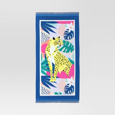 Leopard XL Sand Resist Beach Towel - Sun Squad