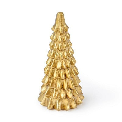 Medium Gold Resin Tree Scalloped - Bullseye's Playground