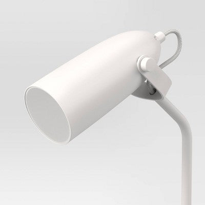 Task Table Lamp with Nightlight New Ivory Integrated LED Bulb - Room Essentials