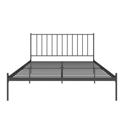RealRooms Ares Adjustable Height Metal Bed, King, Black (LOCAL PICKUP ONLY)
