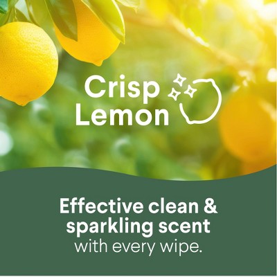 Clorox Fresh Lemon Scented Seasonal Disinfecting Wipes All Purpose Cleaners - 75ct/3 Value Pack