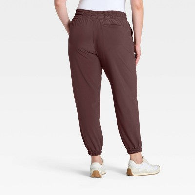 Women's Active Light Mid-Rise Joggers - All In Motion Brown XS
