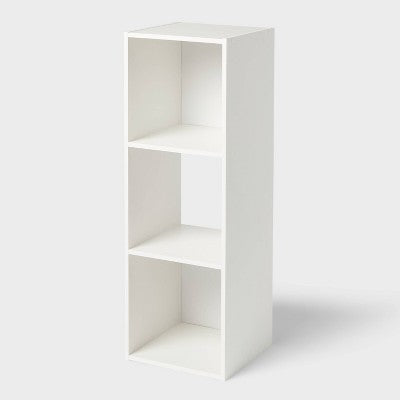 3 Cube Decorative Book Shelf White - Brightroom (LOCAL PICKUP ONLY)