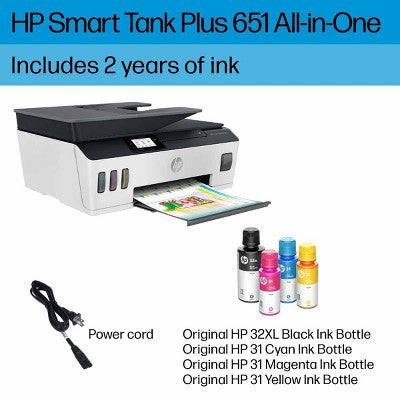 HP Smart Tank 651 Wireless All-In-One Color Refillable  (7XV38A) (LOCAL PICKUP ONLY)