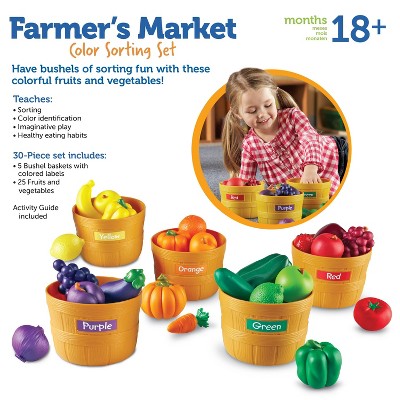 Learning Resources Farmers Market Sorting Set