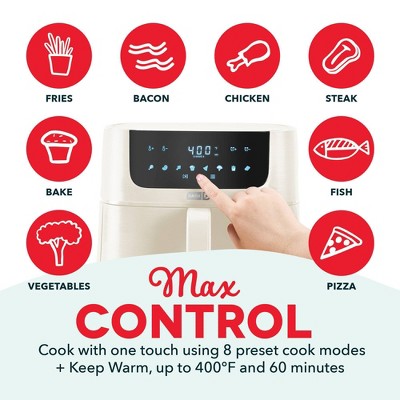 Dash 8qt Tasti Crisp Pro Max Air Fryer Cream (LOCAL PICKUP ONLY)