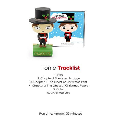 tonies Favorite Classics: A Christmas Carol & Tales Tonie Figurine *ADD 3 TO YOUR CART & 1 IS FREE!*