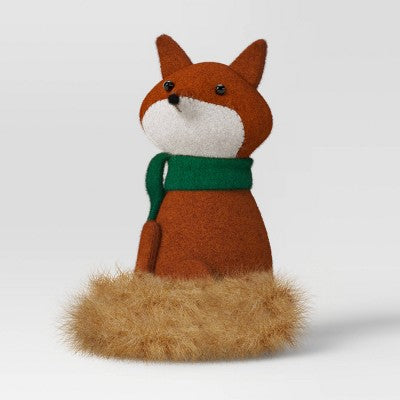 4pc Felt Woodland Animal Christmas Figurine Set - Wondershop