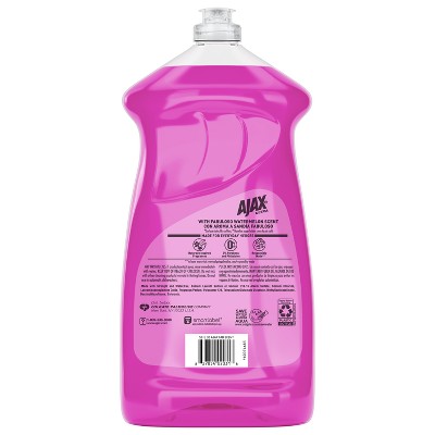 Ajax Watermelon Fabuloso Liquid Dish Soaps - 52 fl oz: Cleaner, Eliminates Stains, Removes Grease, Plastic Bottle
