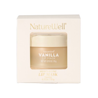 NatureWell Hydrating Lip Mask - Vanilla - 0.7oz
