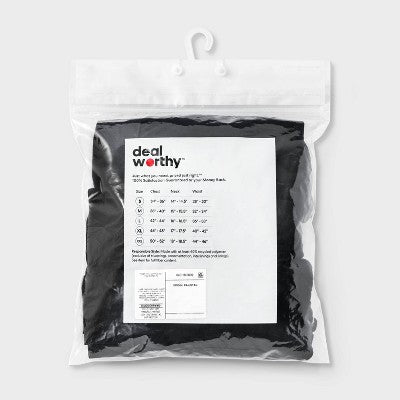 Men's Boxer Briefs 3pk - Dealworthy Black L
