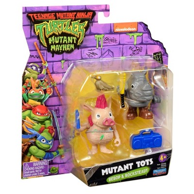 Teenage Mutant Ninja Turtles: Mutant Mayhem Bebop & Rocksteady Mutant Tots Mini Figure Set - 2pk
