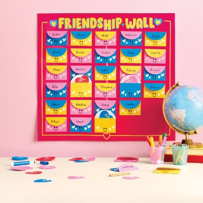 30ct Valentine's Day Envelopes and Friendship Wall Decorating Kit - Spritz