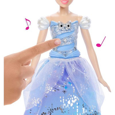 Disney Princess Enchanted Ballgown Cinderella Fashion Doll with Lights & Sounds, Inspired by Movie
