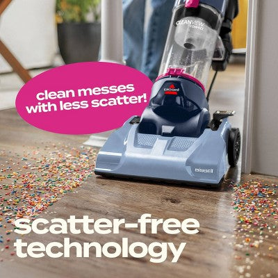 BISSELL CleanView Compact Upright Vacuum 4473 10" Cleaning Path Pet Hair Pick-Up Pink/Blue (LOCAL PICKUP ONLY)