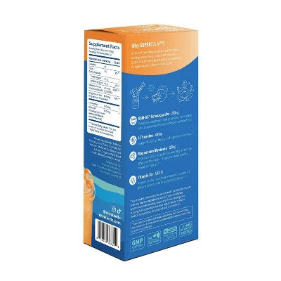 Nello Supercalm Calming Drink Mix Supplement Powder - Orange Creamsicle - 10ct