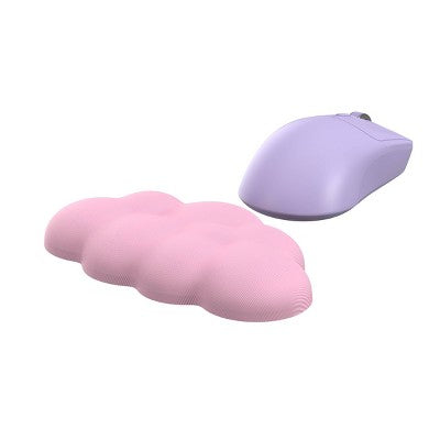 Gems Cloud Mouse Wrist Rest - Light Pink: Foam Non-Skid Base Keyboard Accessory