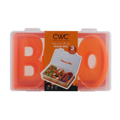 Cook With Color BOO Halloween Snackle Box Food Storage Container