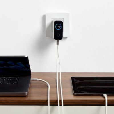 Anker Charger 140W 4 Port with Digital Display: USB, USB-C, Lightweight, Quick Charge