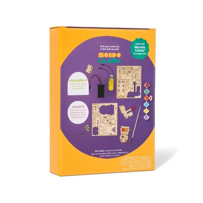 Create-Your-Own Wood Walking Robot Kit - Mondo Llama
