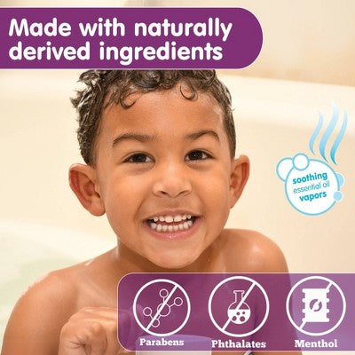 Boogie Vapor Foaming Bubble Bath Wash - 1 fl oz: Mint & Eucalyptus, Soothing, Liquid, For Sensitive Skin
