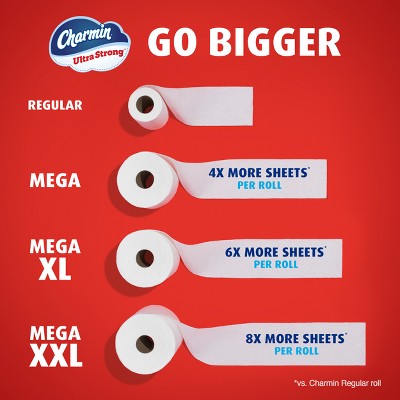 Charmin Ultra Strong Toilet Paper - 18 Mega XL Rolls