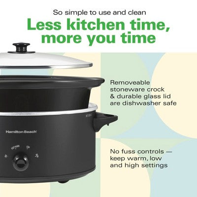 Kitchen Collection By Hamilton Beach 6qt Slow Cooker 33607KC
