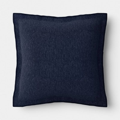 20"x20" Square Outdoor Throw Pillow Navy Blue - Threshold
