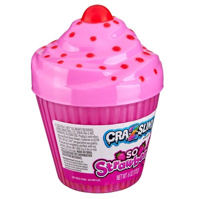 Cra-Z-Slimy So Strawberry Scented Slime with Cupcake Shaped Container