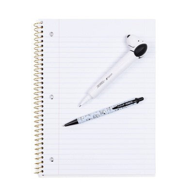Yoobi 2pk Peanuts Novelty Ballpoint Pen Snoopy