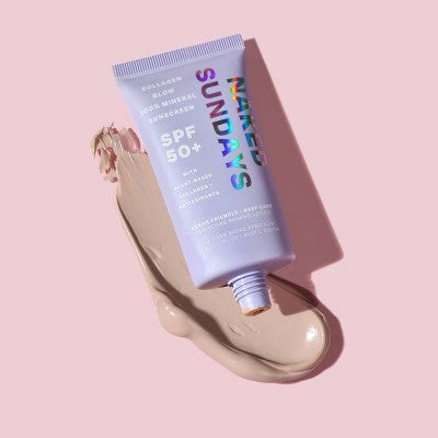 Naked Sundays Collagen Glow 100% Mineral Perfecting Priming Lotion - SPF50 + - 50ml