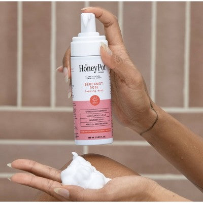 The Honey Pot Company, Bergamot Rose Feminine Foaming Wash - 5.51 fl oz