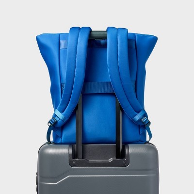 Faux Neoprene Backpack - All In Motion Navy Blue