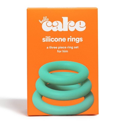 Hello Cake Silicone Rings Set of 3 C-Rings