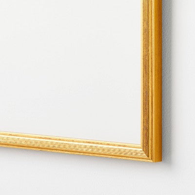 20" x 20" Matted to 5" x 7" Wall Frame Antique Brass - Threshold designed with Studio McGee: Wood, Beveled Mat, FSC Certified