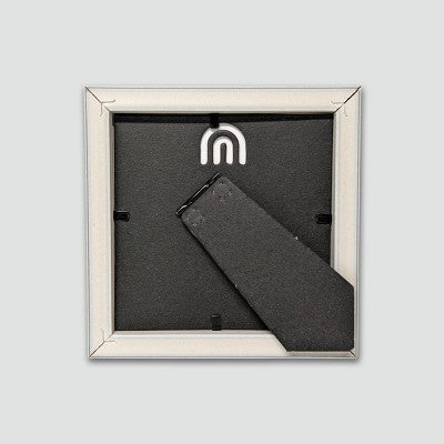 Harbortown 3pk 4"x4" Soft Linear Profile Mini Picture Frames Matte White