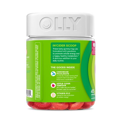 OLLY Metabolism Gummy Rings - 45ct