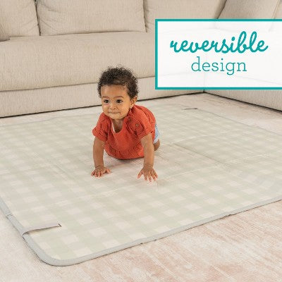 Infantino Foldable Soft Foam Mat - Woodland: Sensory Development, Baby Learning Toy