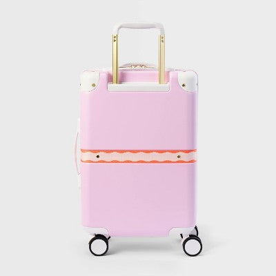 Hardside Spinner Trunk Carry On Suitcase Soft Pink - Roller Rabbit x Target