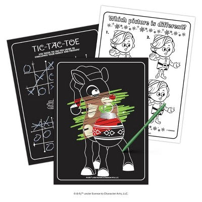 Bendon Licensed Scratch Art Rudolph