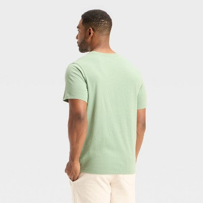 Men's Every Wear T-Shirt - Goodfellow & Co Light Green M