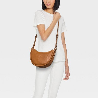 Bumper Crescent Shoulder Bag - A New Day Brown